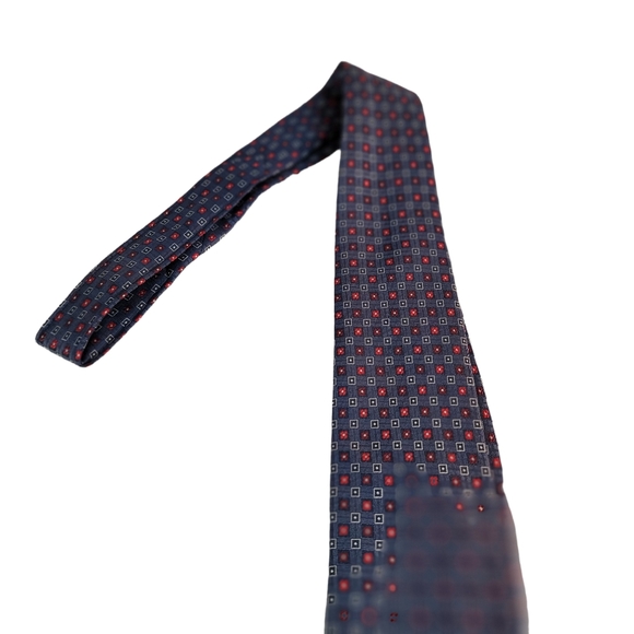 Roundtree & Yorke All Silk Handmade Extra Long Floral Men's Tie - Picture 4 of 11